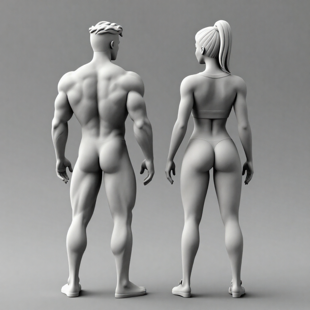 Placeholder sylwetki tył