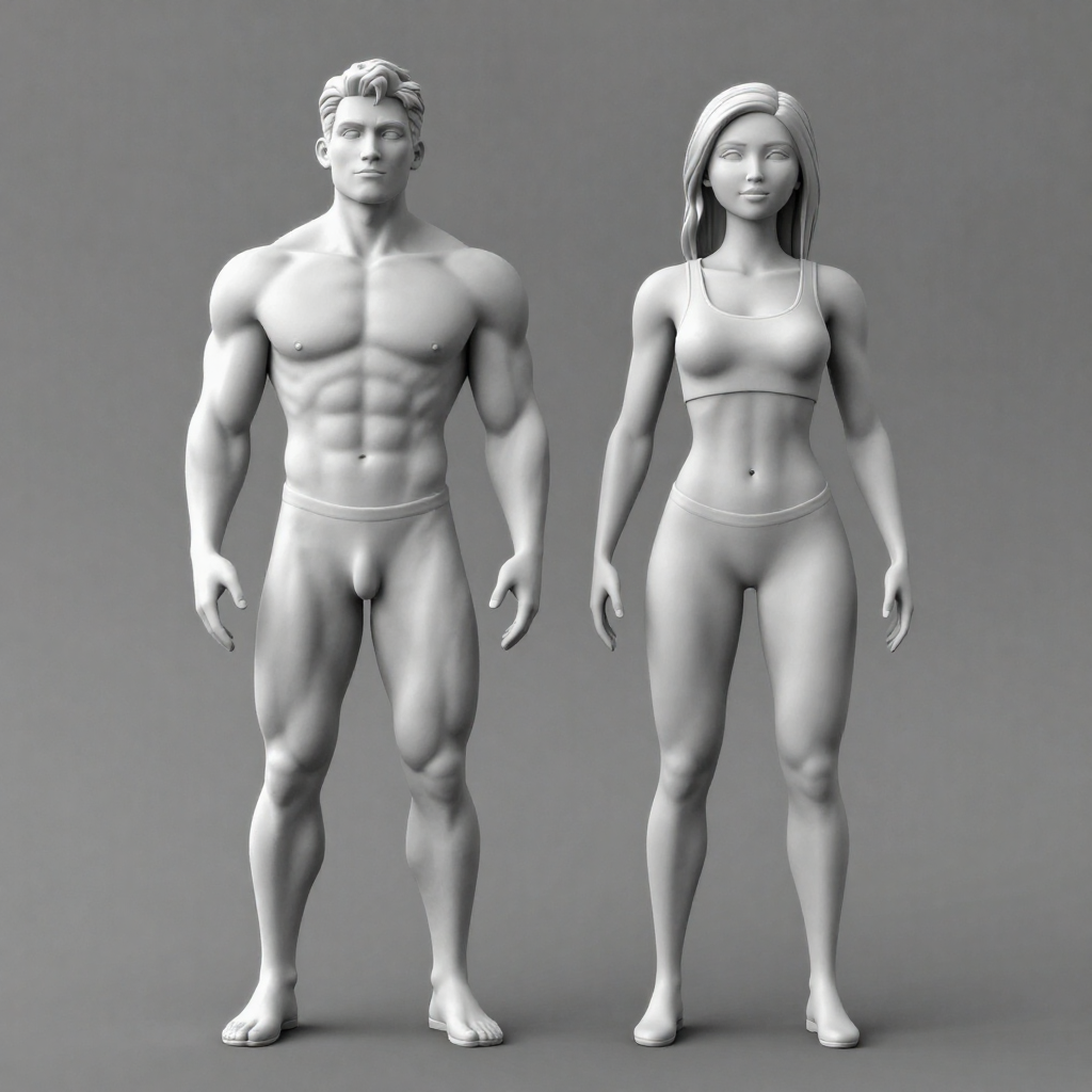 Placeholder sylwetki przód